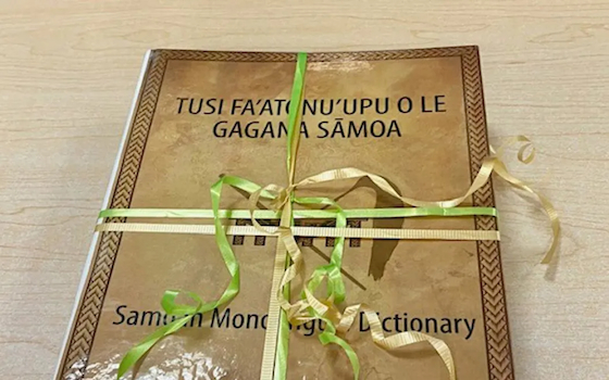 The first monolingual Samoa dictionar