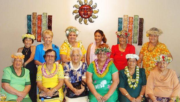 File phjoto of 50+ Birthday Club members