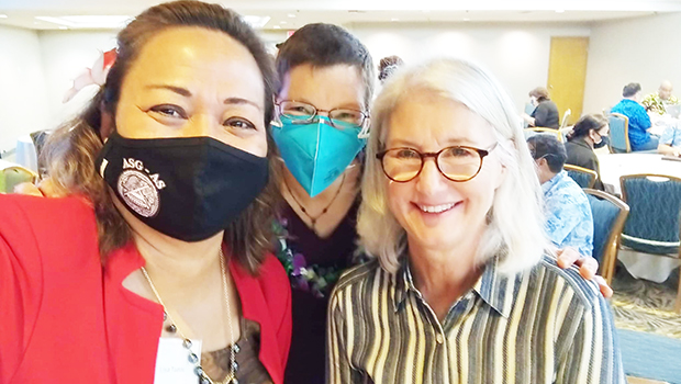 isa Tuato’o (far left) and two other participants 