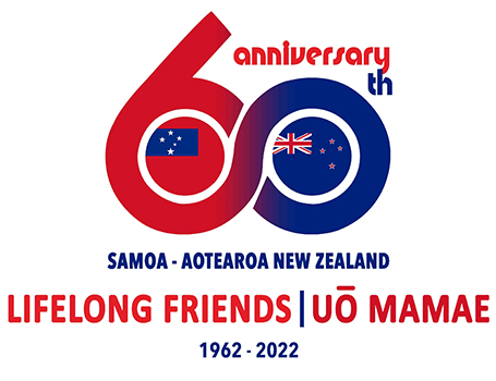 Samoa-NZ anniversary logo
