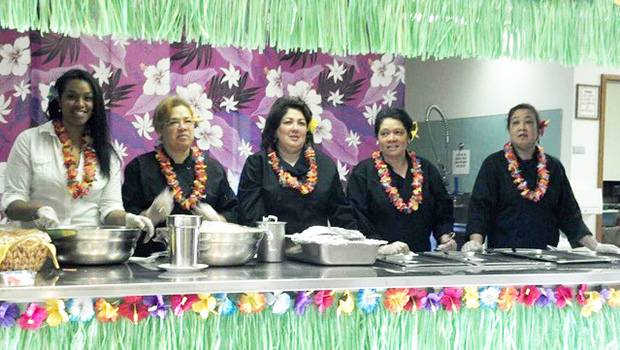 Tusalava Kuaea, Rumina Suafoa, Becky Glenister, Lita Kauea, Sila Manaea.