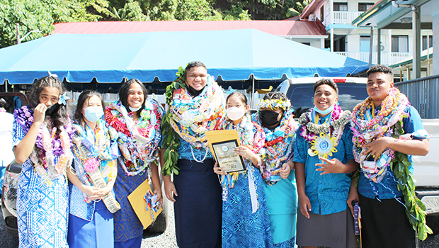 Members of the SPICC 8th grade graduating class 