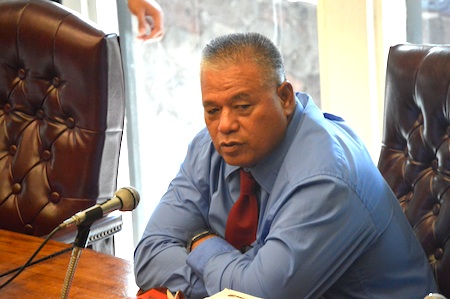  Le afioga i le ali’i Faipule mai le itumalo o Vaifanua ia Fatulegae’e Palepoi Mauga  [ata AF]