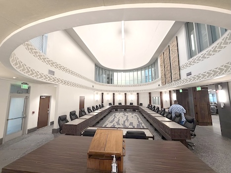 A chamber in the new Fale Fono