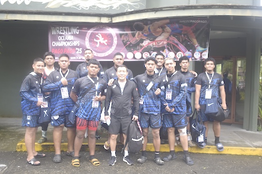 The American Samoa wrestling team