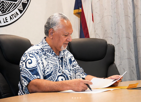 Governor Pulaali’i Nikolao Pula