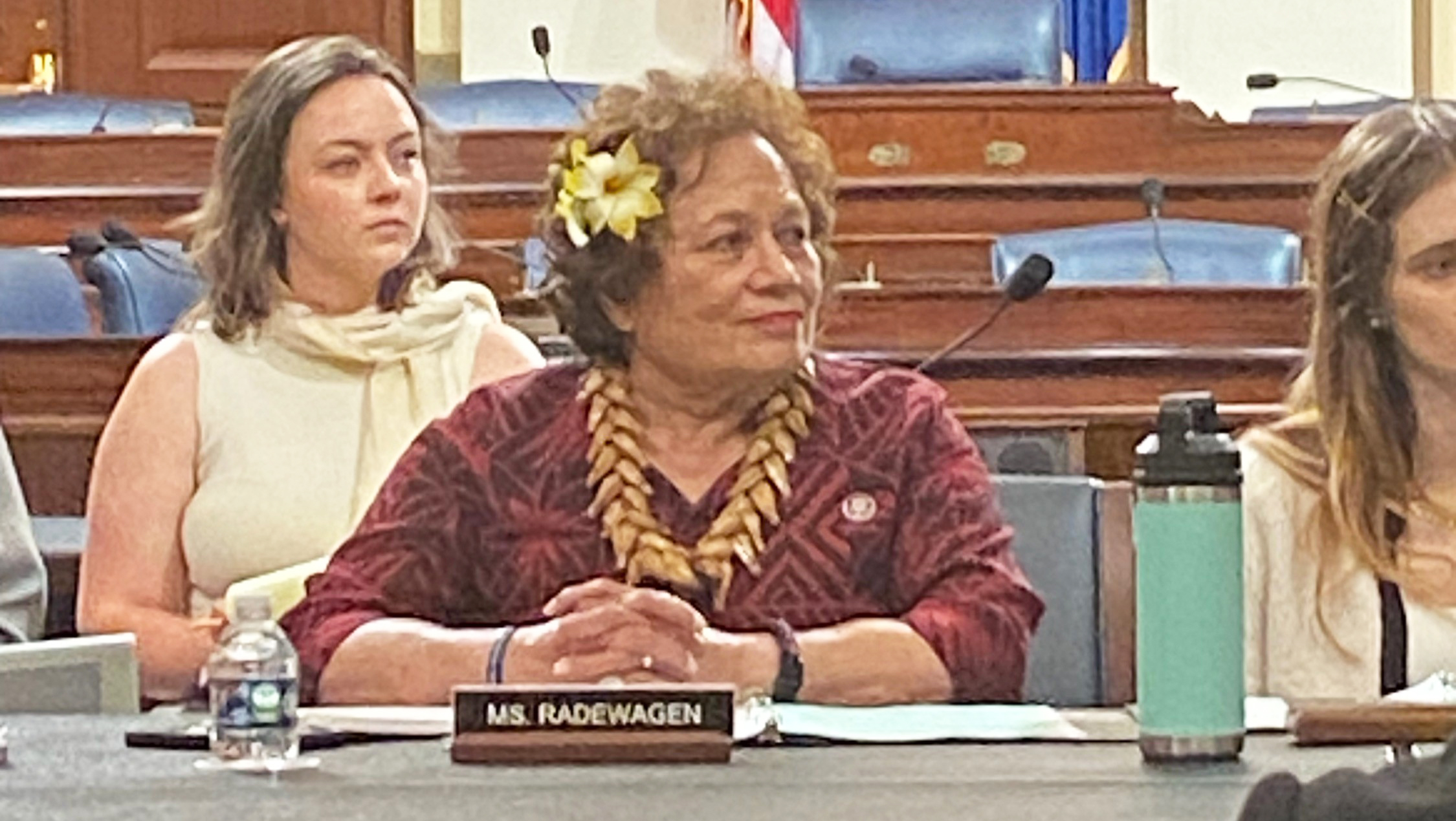 Amata in one of the Women Veterans Task Force roundtables