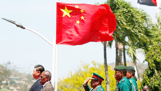 China's President Xi Jinping during state visit to PNG