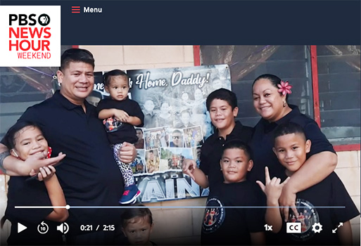 Fiti Aina and family