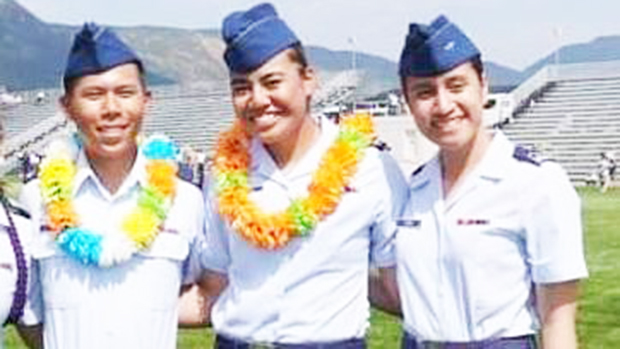 [l-r] Victor Chen, Dorvida Fonoifafo G. Fuiava and Serena Iona 