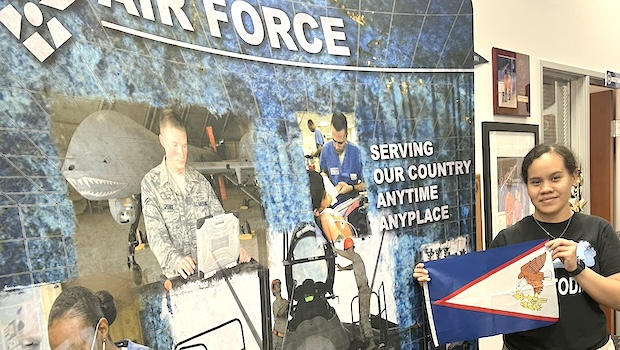 future Airman Victoria Ausage