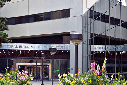 Federal District Court Building in Anchorage, Alaska.