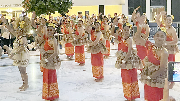 American Samoa’s ‘young ambassadors’ dancing