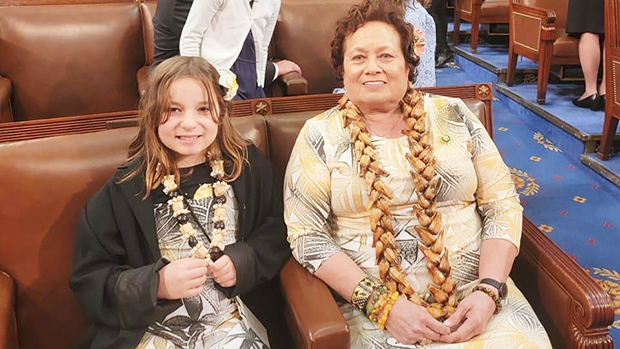 Amata and her granddaughter 