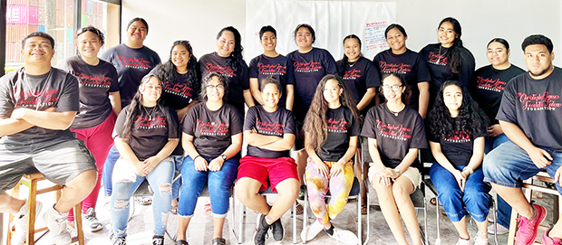 Some of the youth of Christopher James Foeoletini Foundation