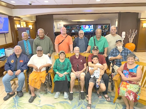 Congresswoman Amata meeting with American Samoa's Veterans