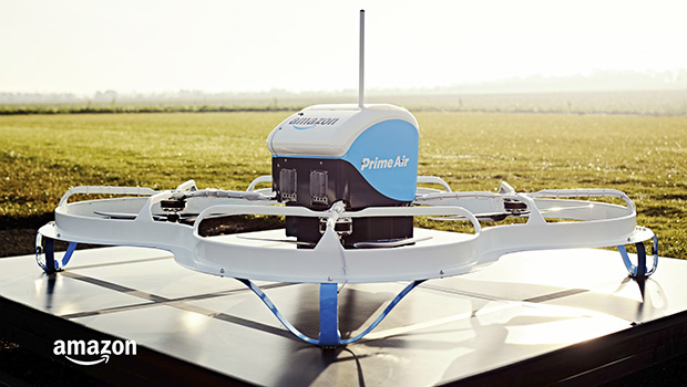 An Amazon Prime Air drone
