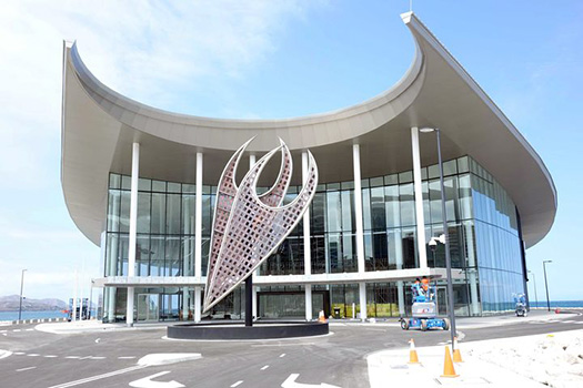 The newly built APEC Haus in Papua New Guinea