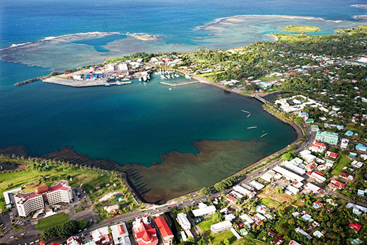 View of Apia, Samoa