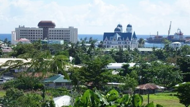View of Apia, Samoa