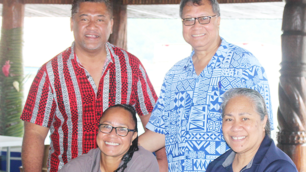 official Tosima’ea Tupua (left) and Ti’alemasunu Dr. Mikaele Etuale (right) 