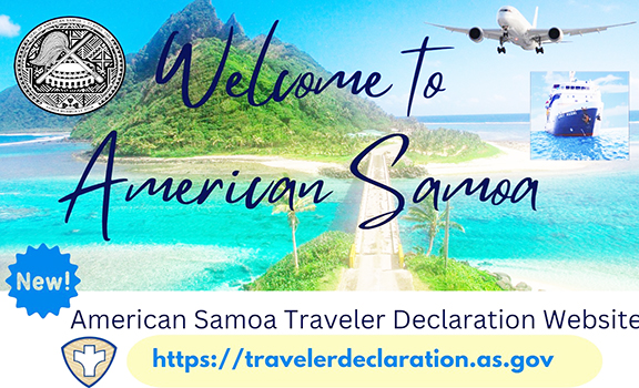 The “American Samoa Traveler Declaration” portal