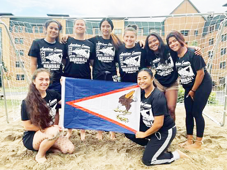 Team poses for a photo 