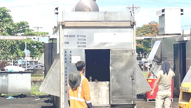 ASPA crew works on power outages