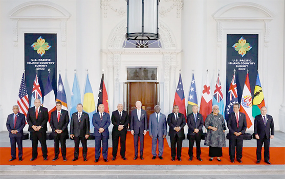 Biden with Pacific leaders