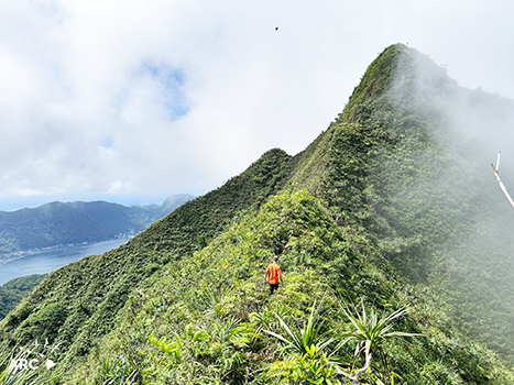 Remote mountain area on Tutuila