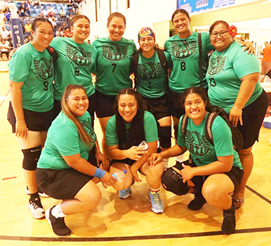  American Samoa’s women volleyball team 