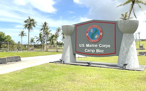US Marine Force Base Camp Blaz in Guam