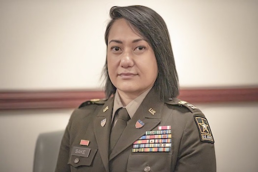 Army Capt. Isis Sake
