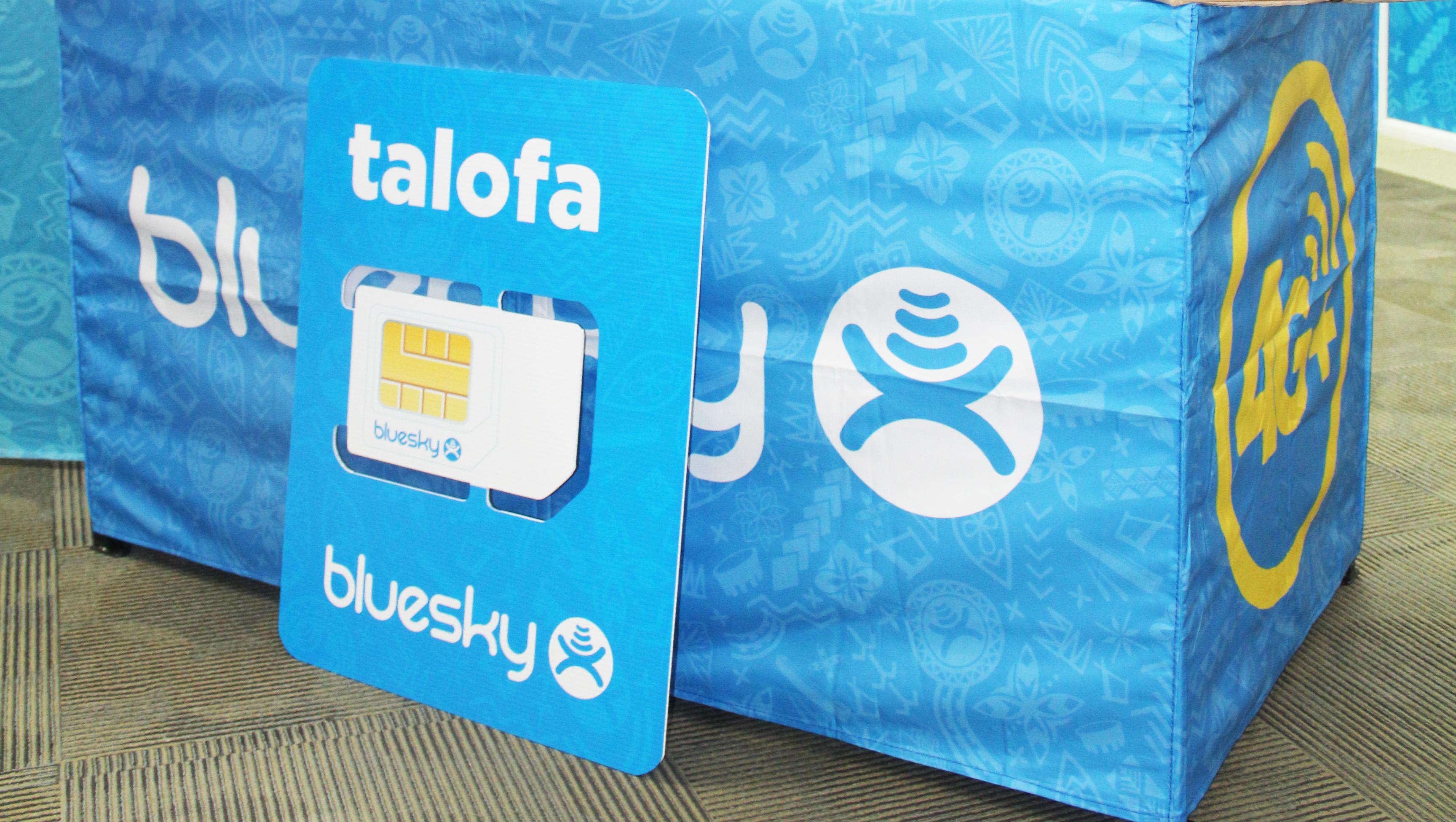 Bluesky giant SIM card facsimile