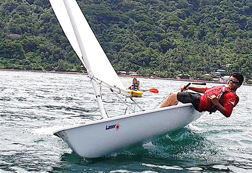 American Samoa Junior Sailor Carneal Lili’o from Fagasa