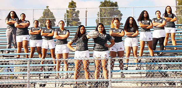 The Carson High School Girls Rugby Team