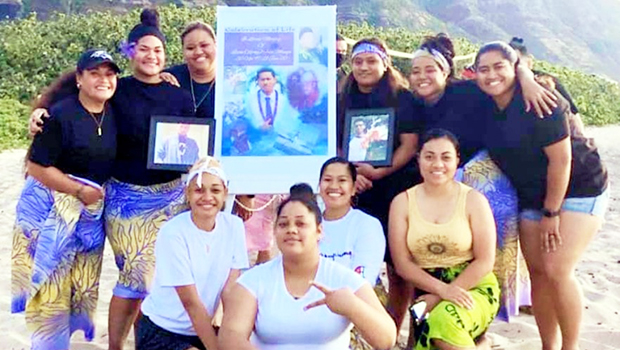 Hawaii group pay tribute to Letini "Ricky" Fala Mauga