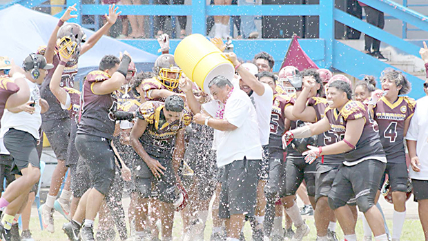 Tafuna warriors celebrate