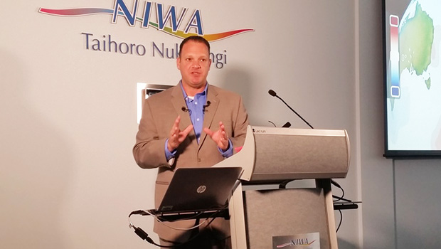  NIWA’s principal scientist, Chris Brandolino, of forecasting