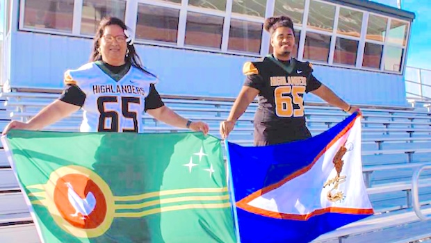 Chris Fiailoa and his mom