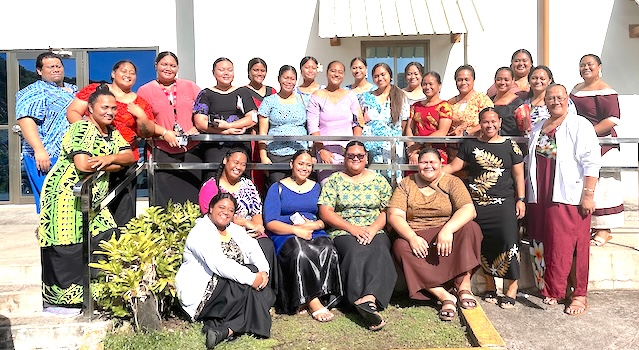 The graduating class of the latest ASCC CNA program
