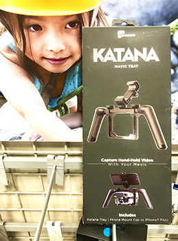 The Katana from Polar Pro pictured with a young girl