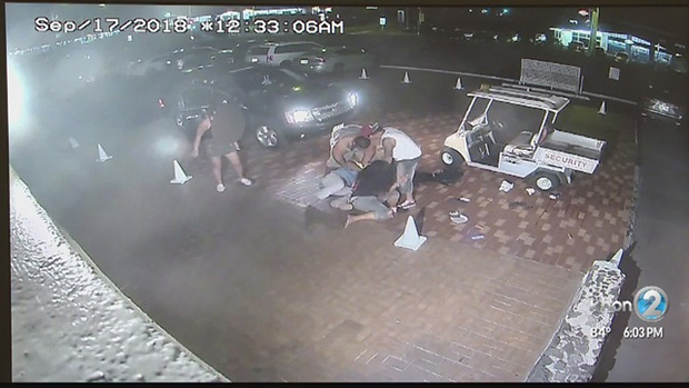 Court released the survelliance video of security guard beating in Kona