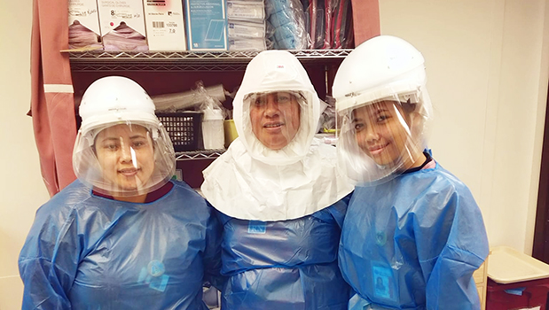 Helen T. Seui, Cel Leal, and Dr. Susana Pene