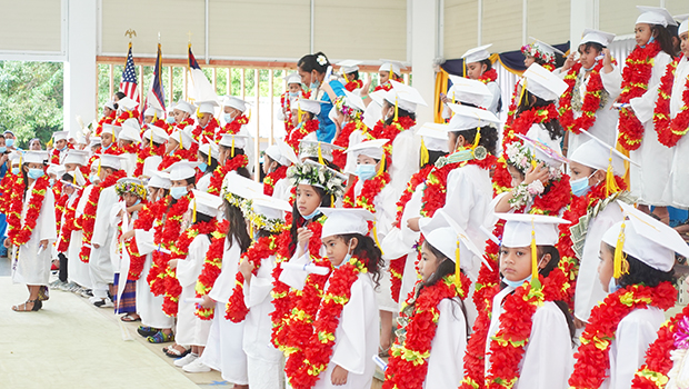 Some of the Manumalo Academy K5 graduates