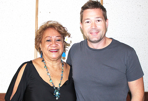 Fatima Langkilde with her cousin, Johannes Langkilde