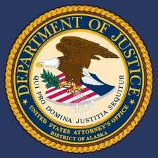U.S. Dept. of Justice Alaska logo