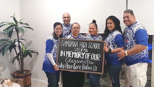 Chaplain Vaioa Leau, Kitiona Peneueta (JR), Maryann Manuma Morris, Fetulele Lutu Cook, Audra Stevenson, Malie Steffany Malepeai, and Se'epa Manu'a Poiali'I 