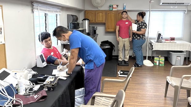 DoH personnel at Ace American Industries