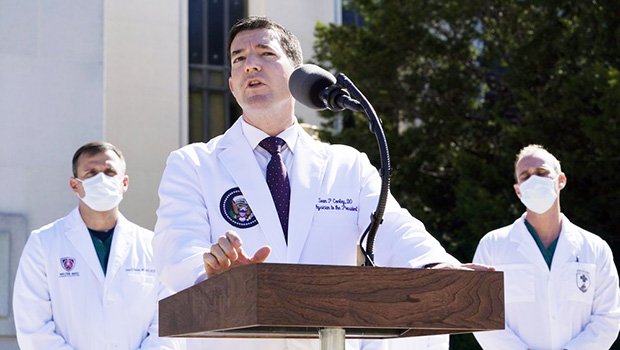 Dr. Sean Conley, physician to President Donald Trump
